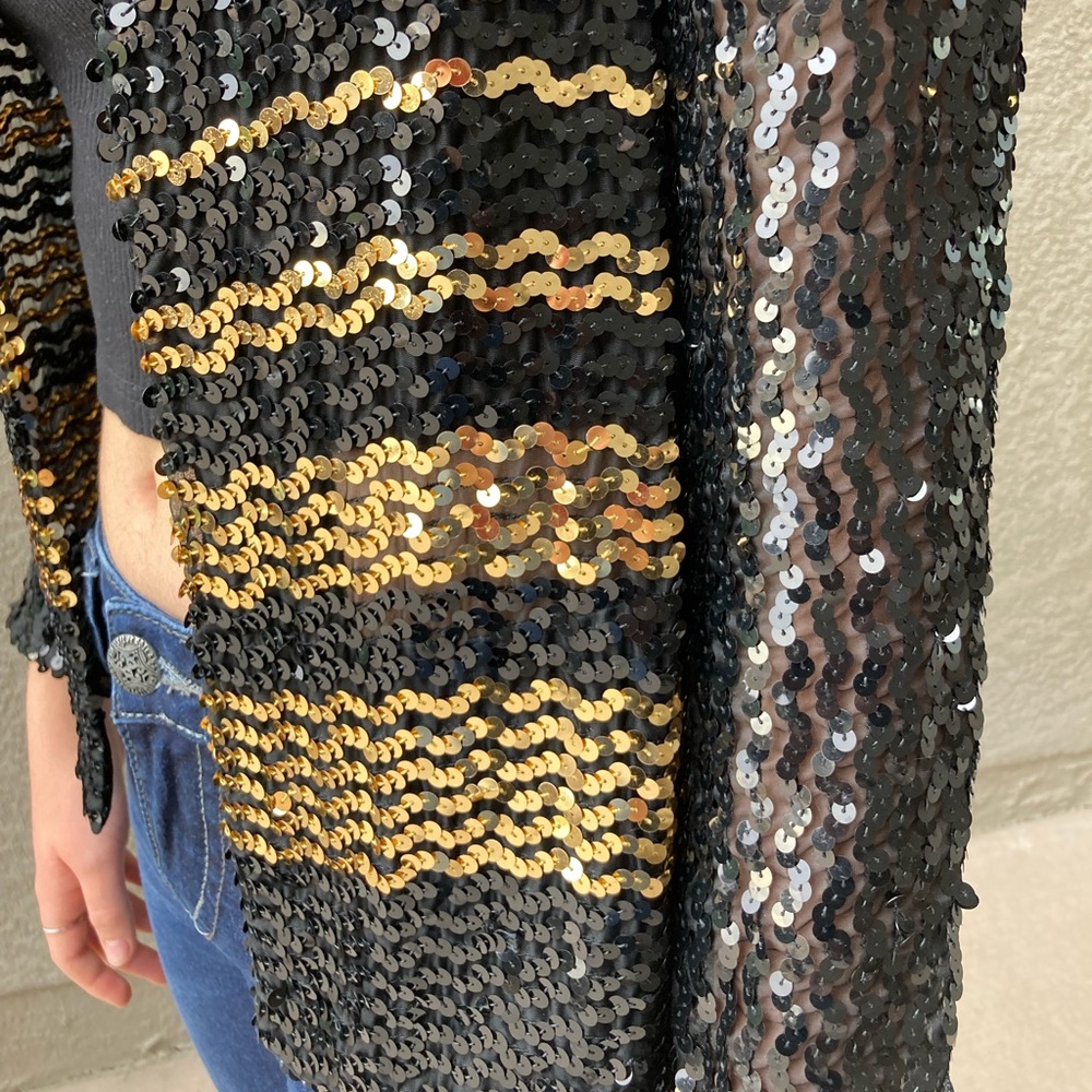 Vintage Sequined Evening Jacket - image 3